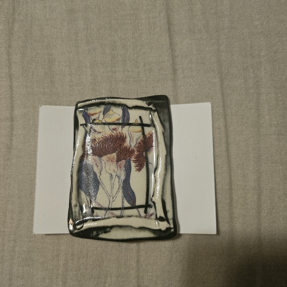 Artistic Ceramic Brooch/ Pin